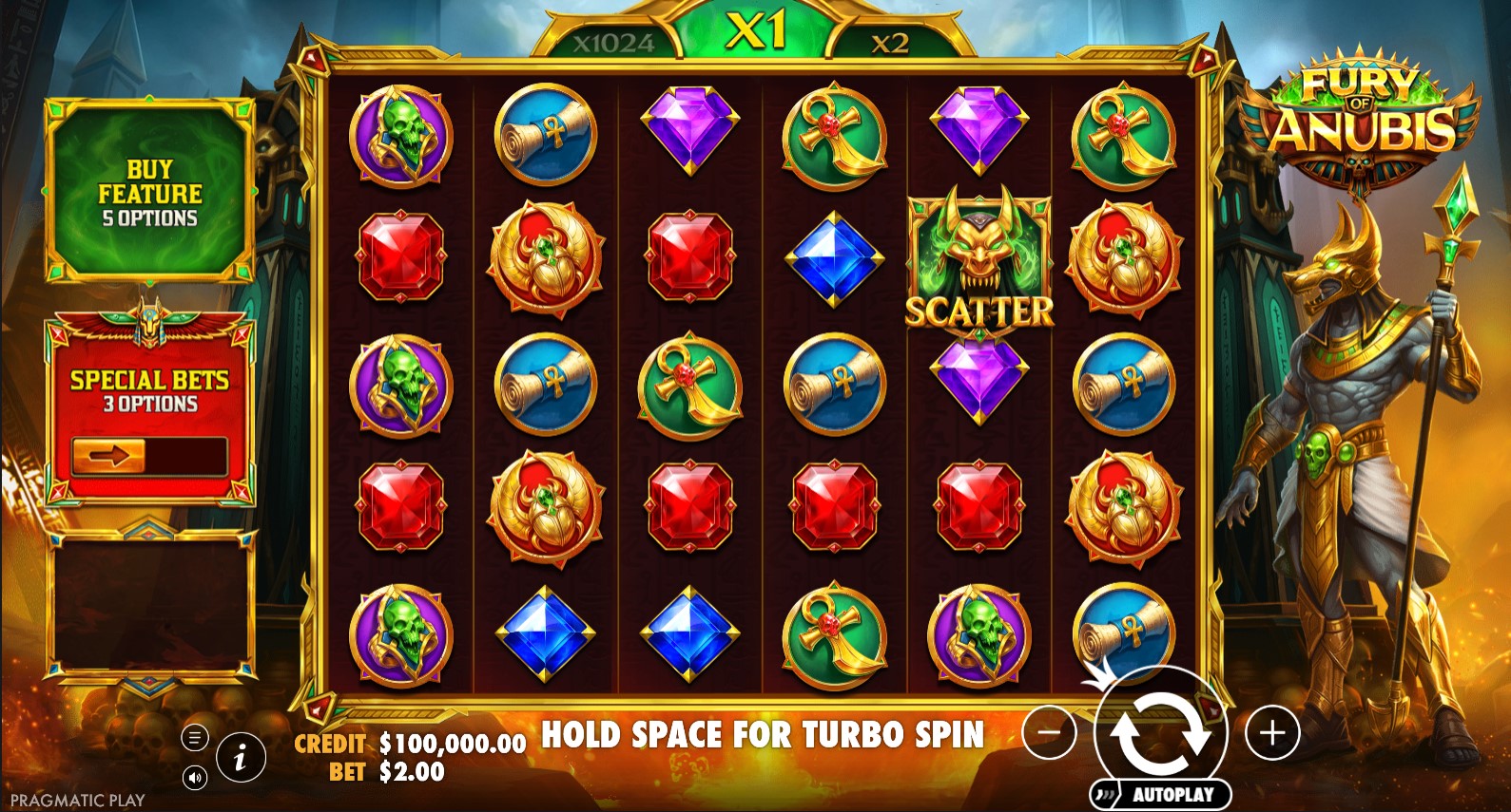 You are currently viewing Fury of Anubis (Pragmatic Play) Slot Review