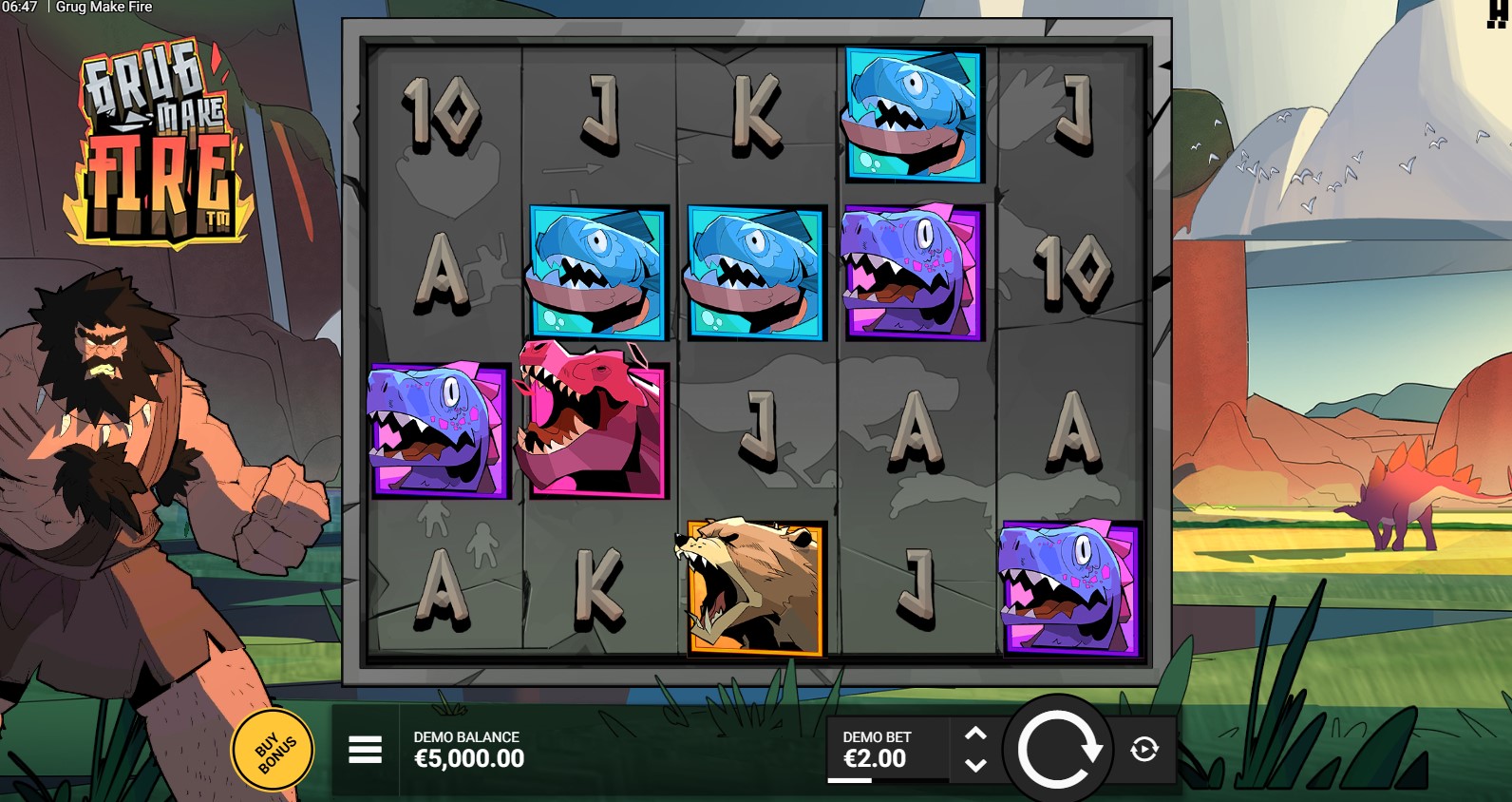 You are currently viewing Grug Make Fire (Hacksaw Gaming) Slot Review