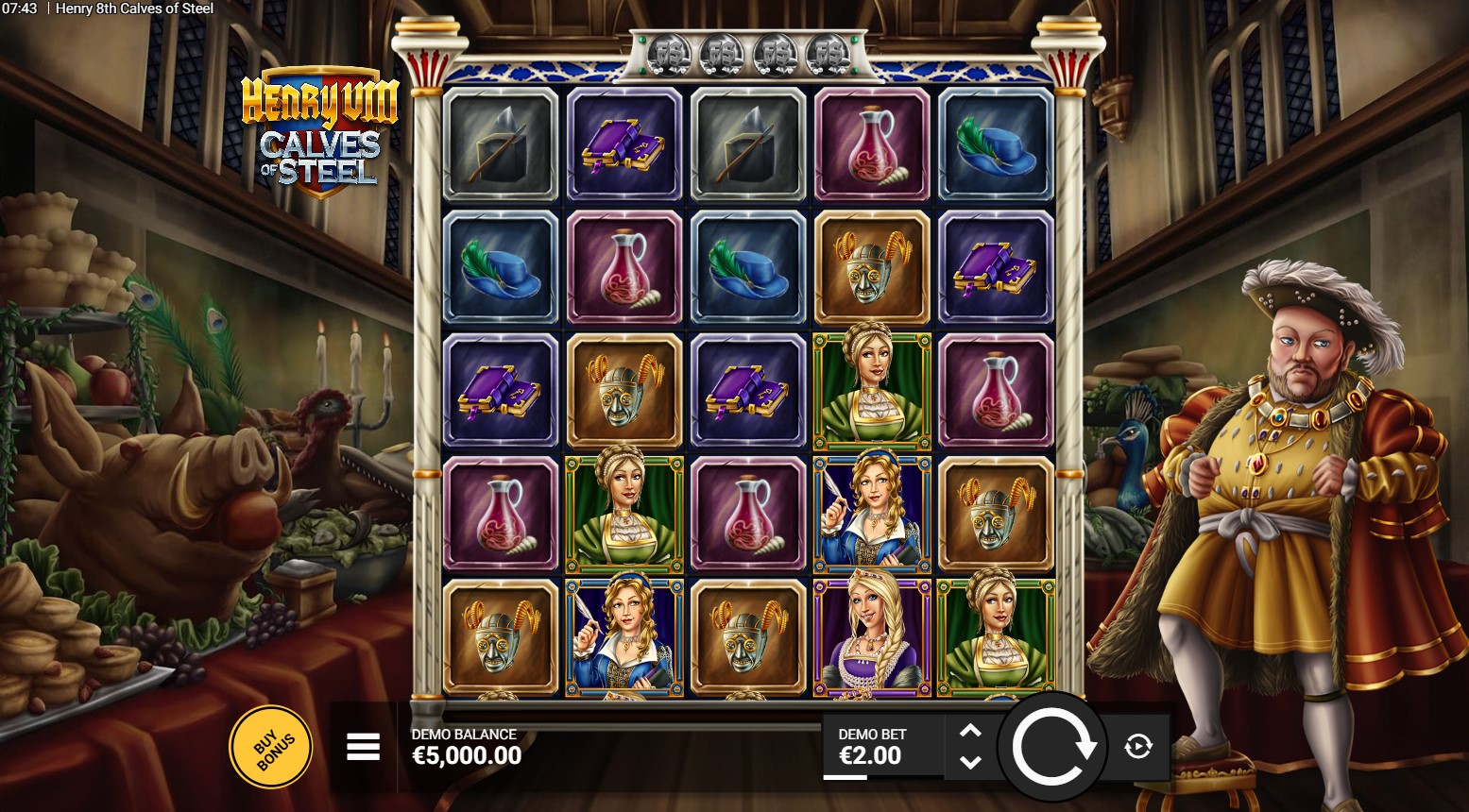 You are currently viewing Henry 8th Calves of Steel (Kitsune Studios) Slot Review