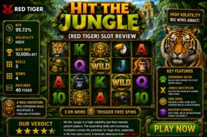 Read more about the article Hit the Jungle (Red Tiger) Slot Review