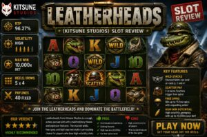 Read more about the article Leatherheads (Kitsune Studios) Slot Review