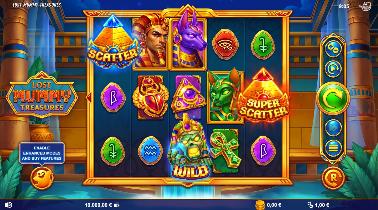 You are currently viewing Lost Mummy Treasures (Fantasma Games) Slot Review
