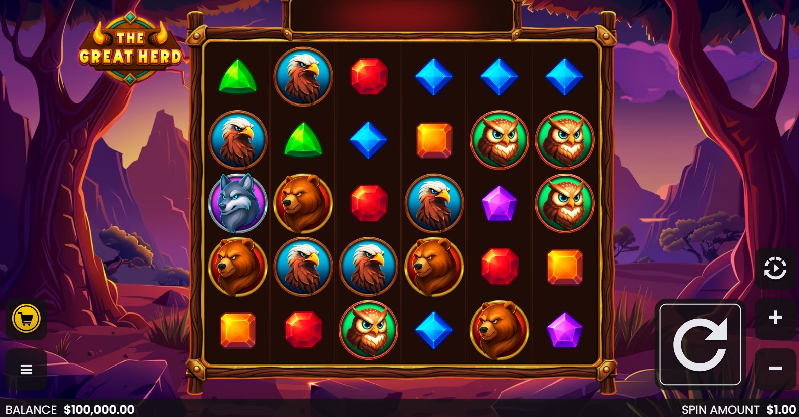 You are currently viewing The Great Herd (Backseat Gaming) Slot Review