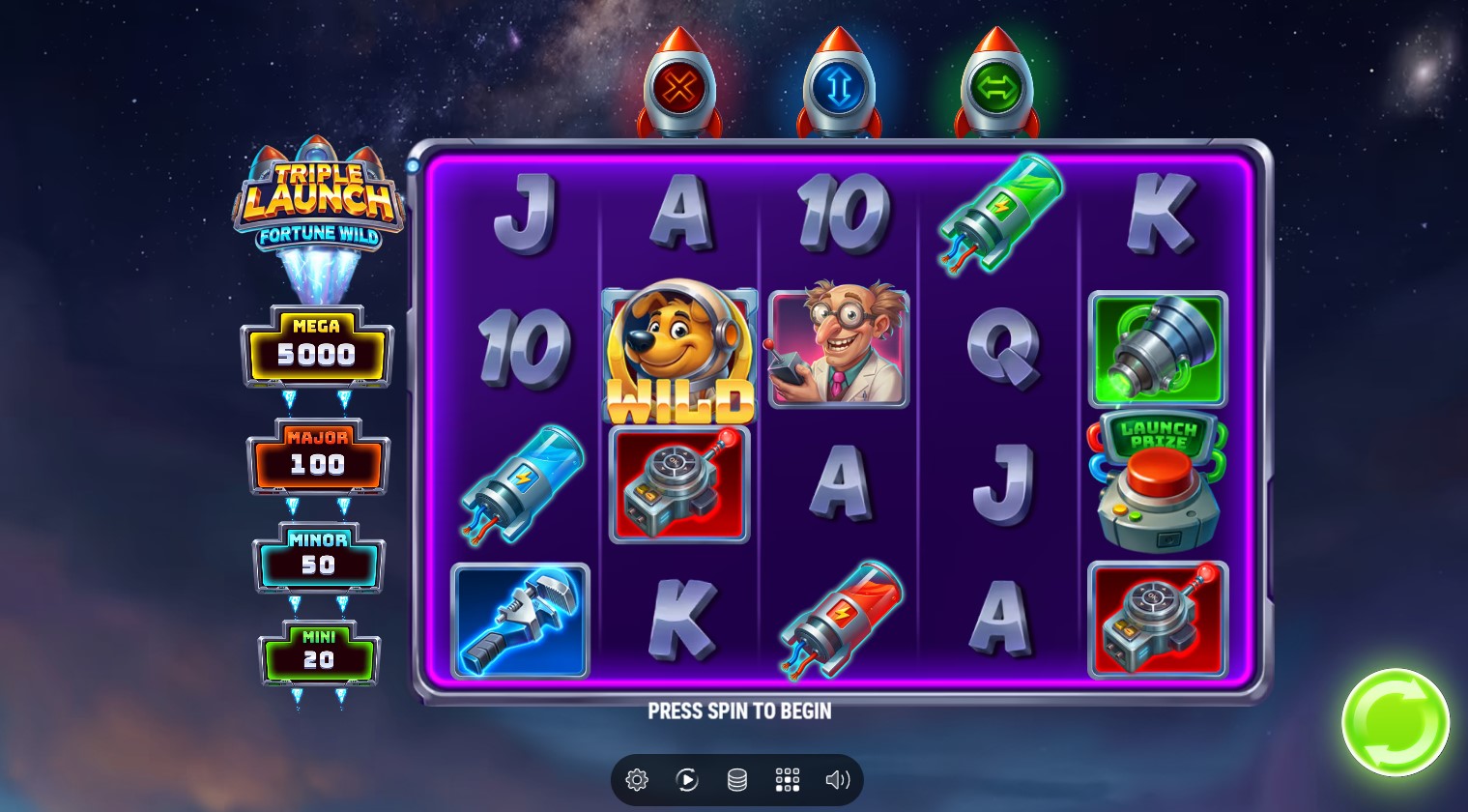 You are currently viewing Triple Launch Fortune Wild (Play’n GO) Slot Review