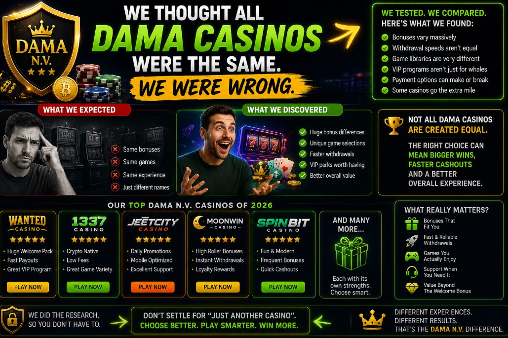 Read more about the article We Thought All Dama Casinos Were The Same. We Were Wrong.