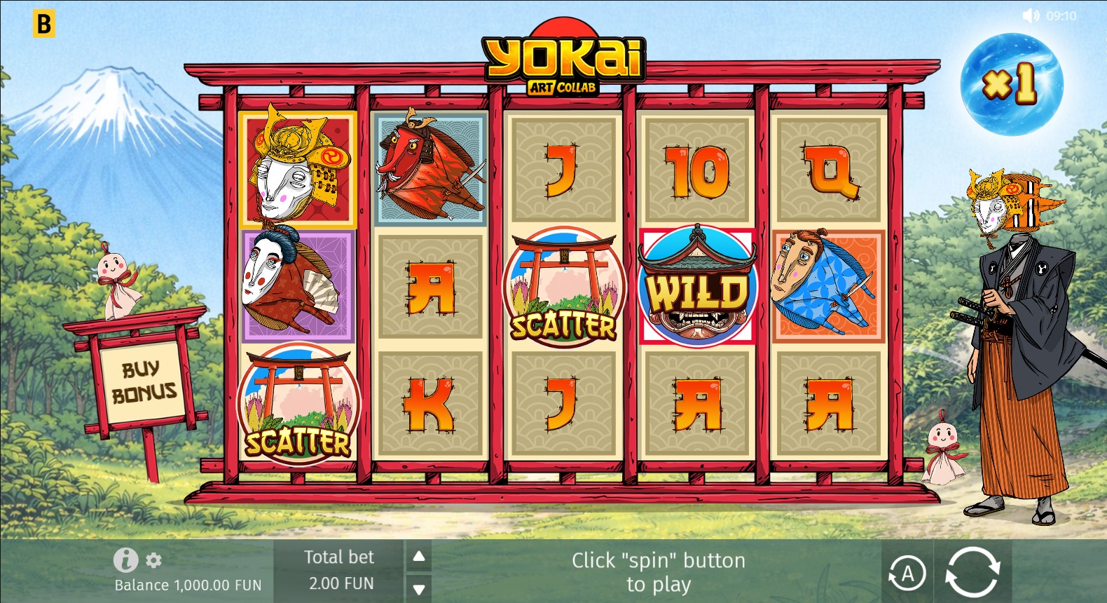 You are currently viewing Yokai (BGaming) Slot Review