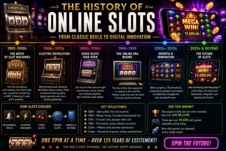 The Evolution Of Online Slots: From Fruit Machines To 50,000x Wins