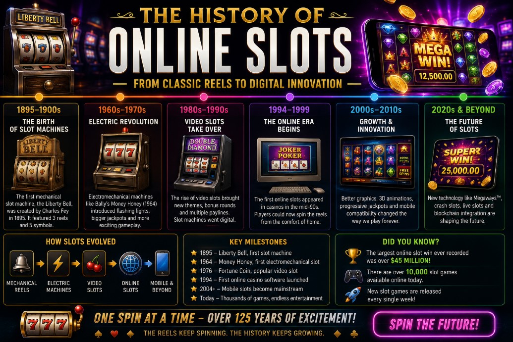 Read more about the article The Evolution Of Online Slots: From Fruit Machines To 50,000x Wins