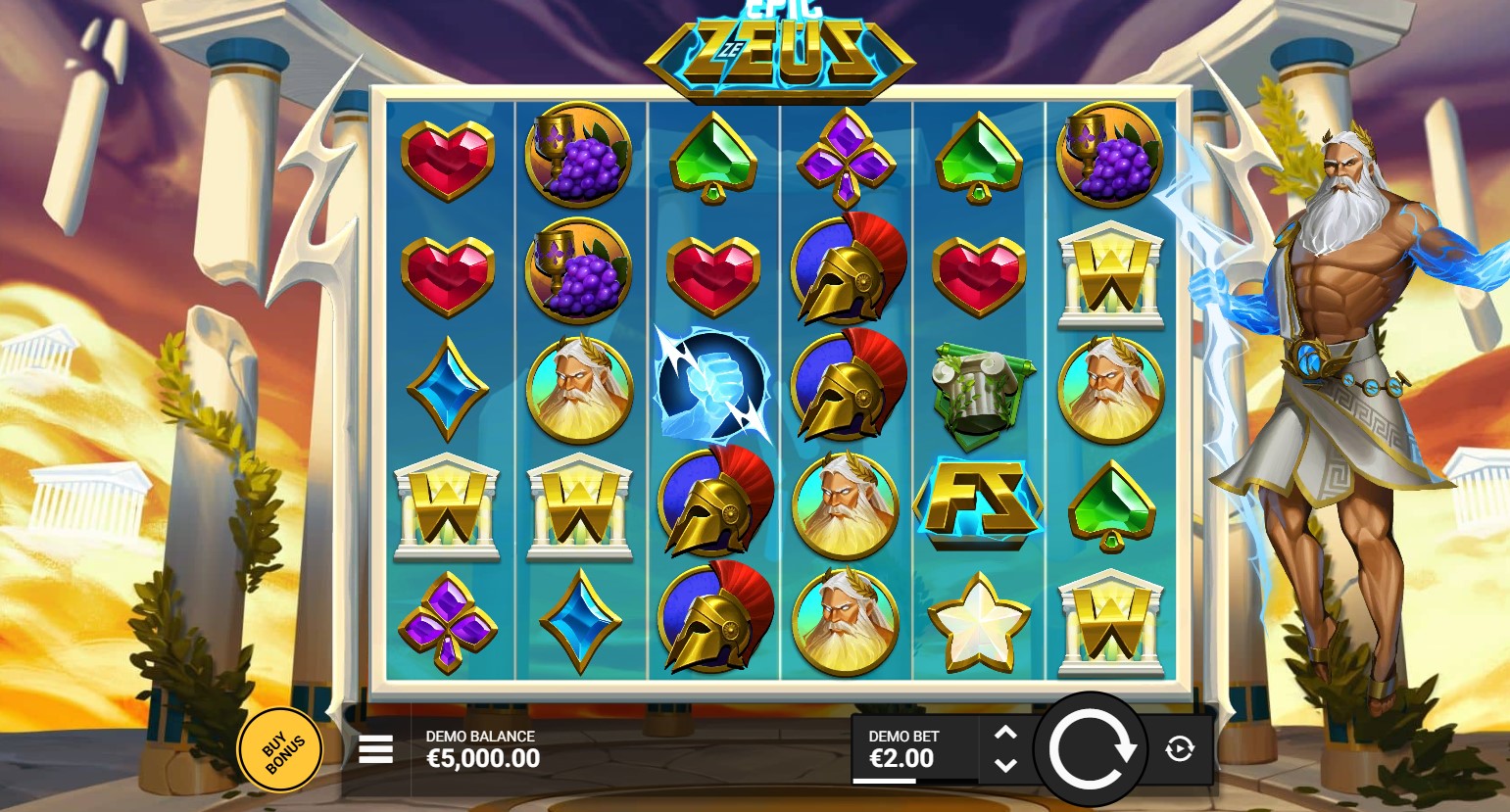 Read more about the article Epic Ze Zeus (Hacksaw Gaming) Slot Review