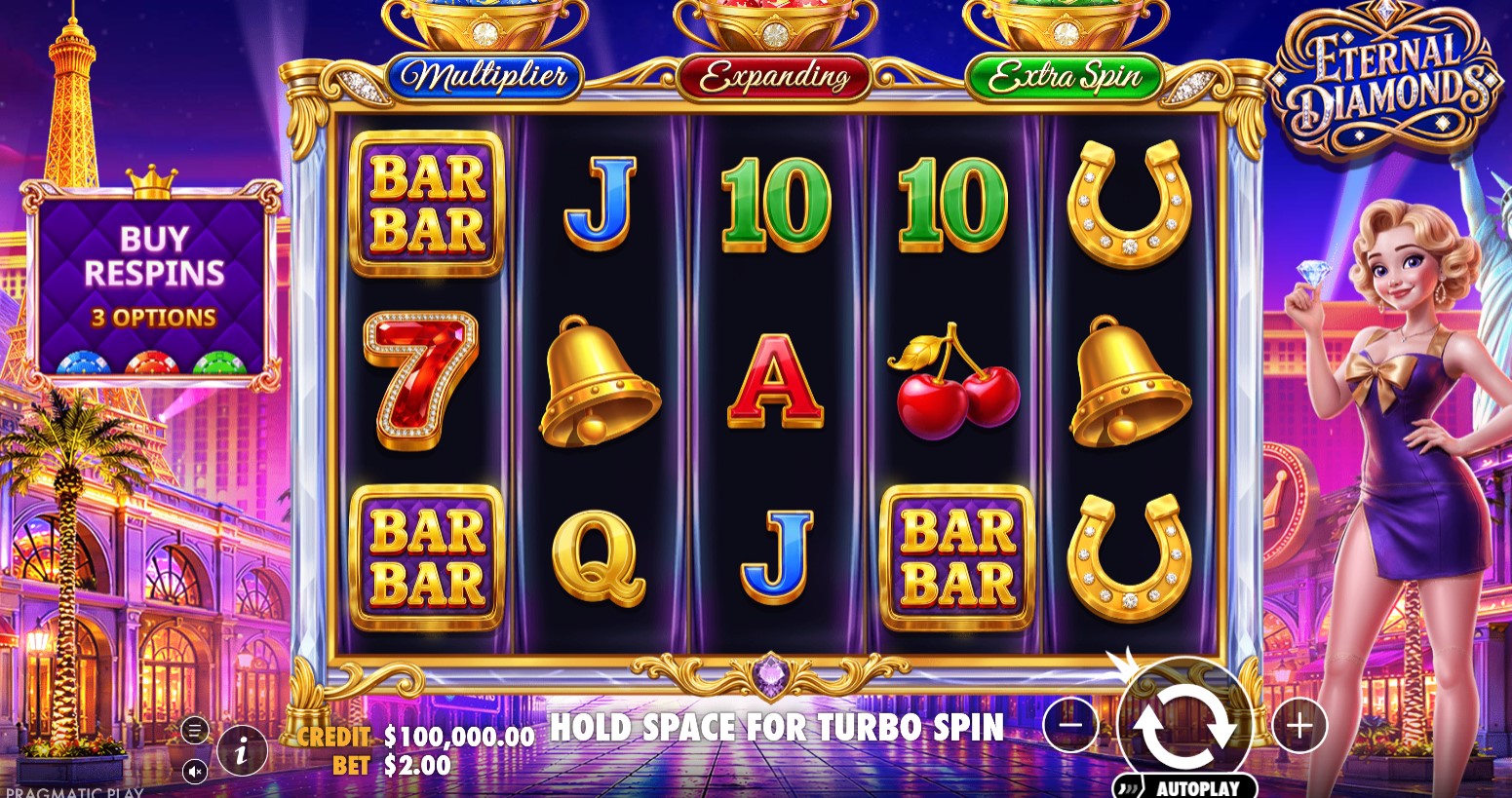 You are currently viewing Eternal Diamonds (Pragmatic Play) Slot Review