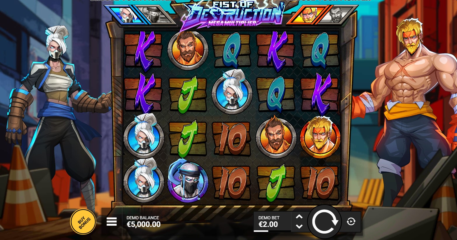 You are currently viewing Fist of Destruction Megamultiplier (Hacksaw Gaming) Slot Review