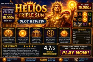 Read more about the article Helios Triple Sun (Pragmatic Play) Slot Review