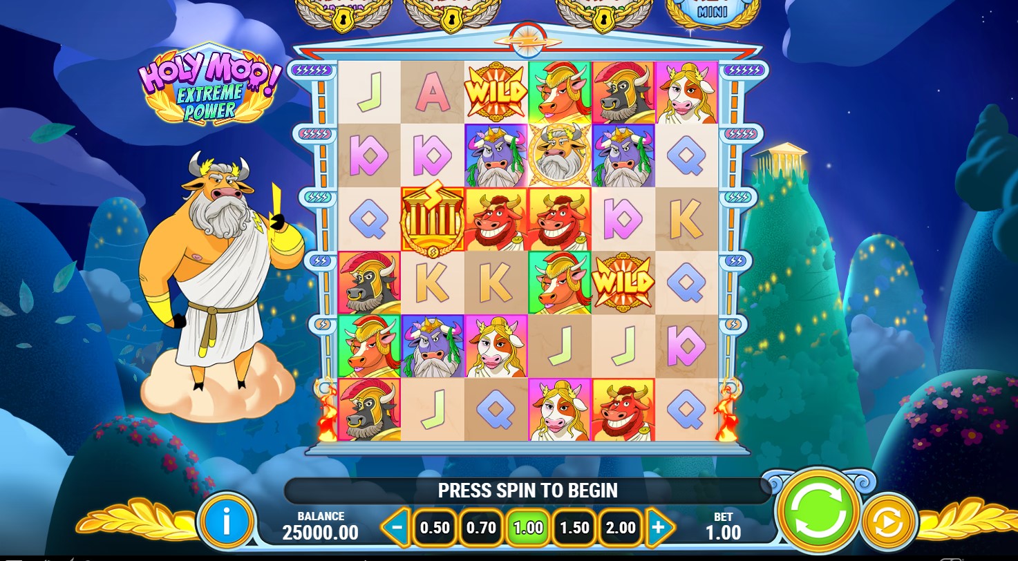 You are currently viewing Holy Moo! Extreme Power (Play’n GO) Slot Review