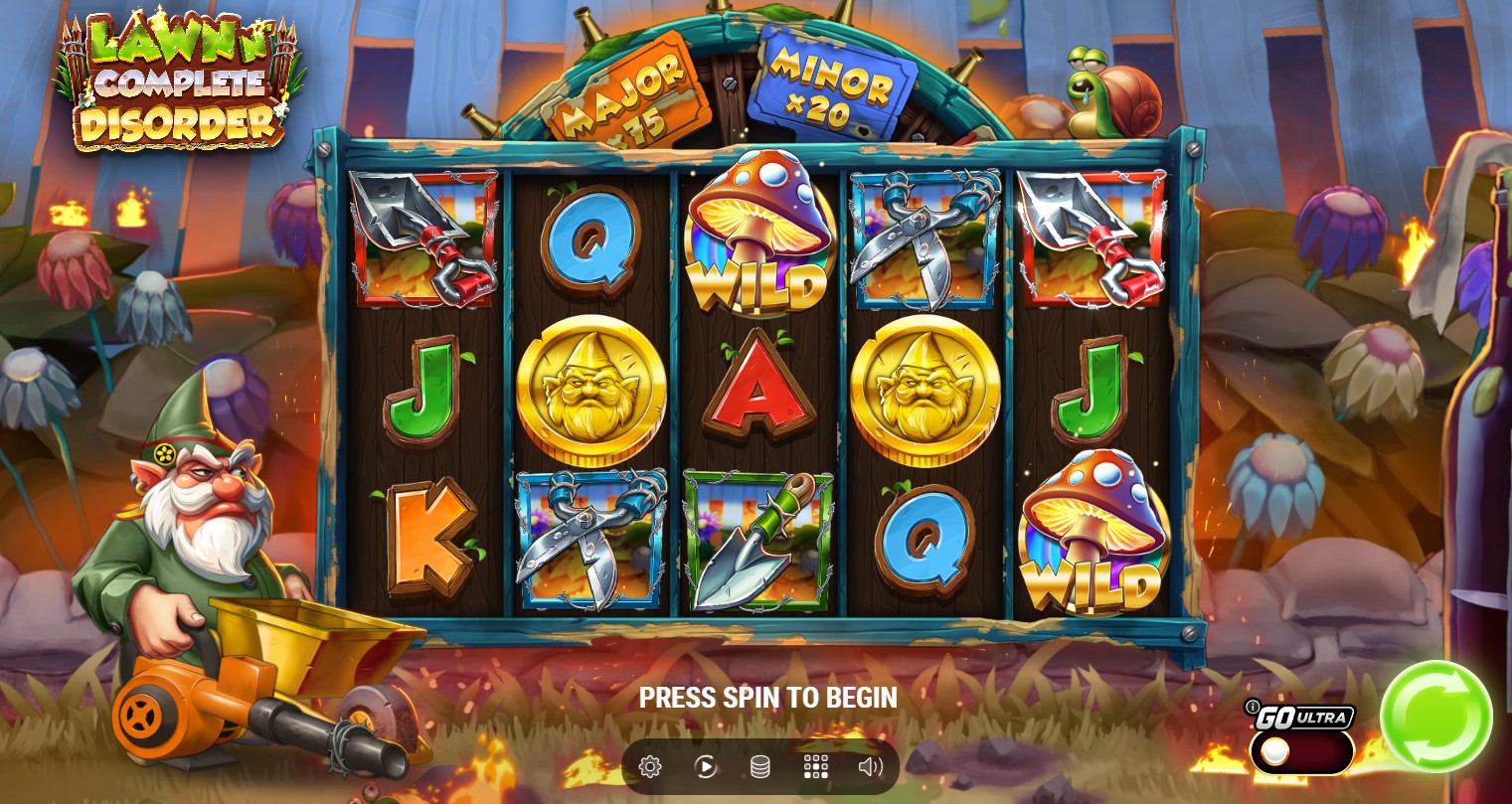You are currently viewing Lawn N’ Complete Disorder (Play’n GO) Slot Review
