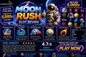 Read more about the article Moon Rush (Pragmatic Play) Slot Review