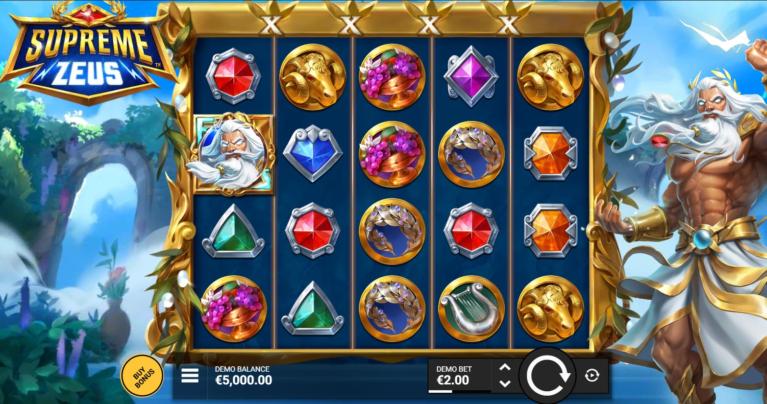 You are currently viewing Supreme Zeus (Hacksaw Gaming) Slot Review
