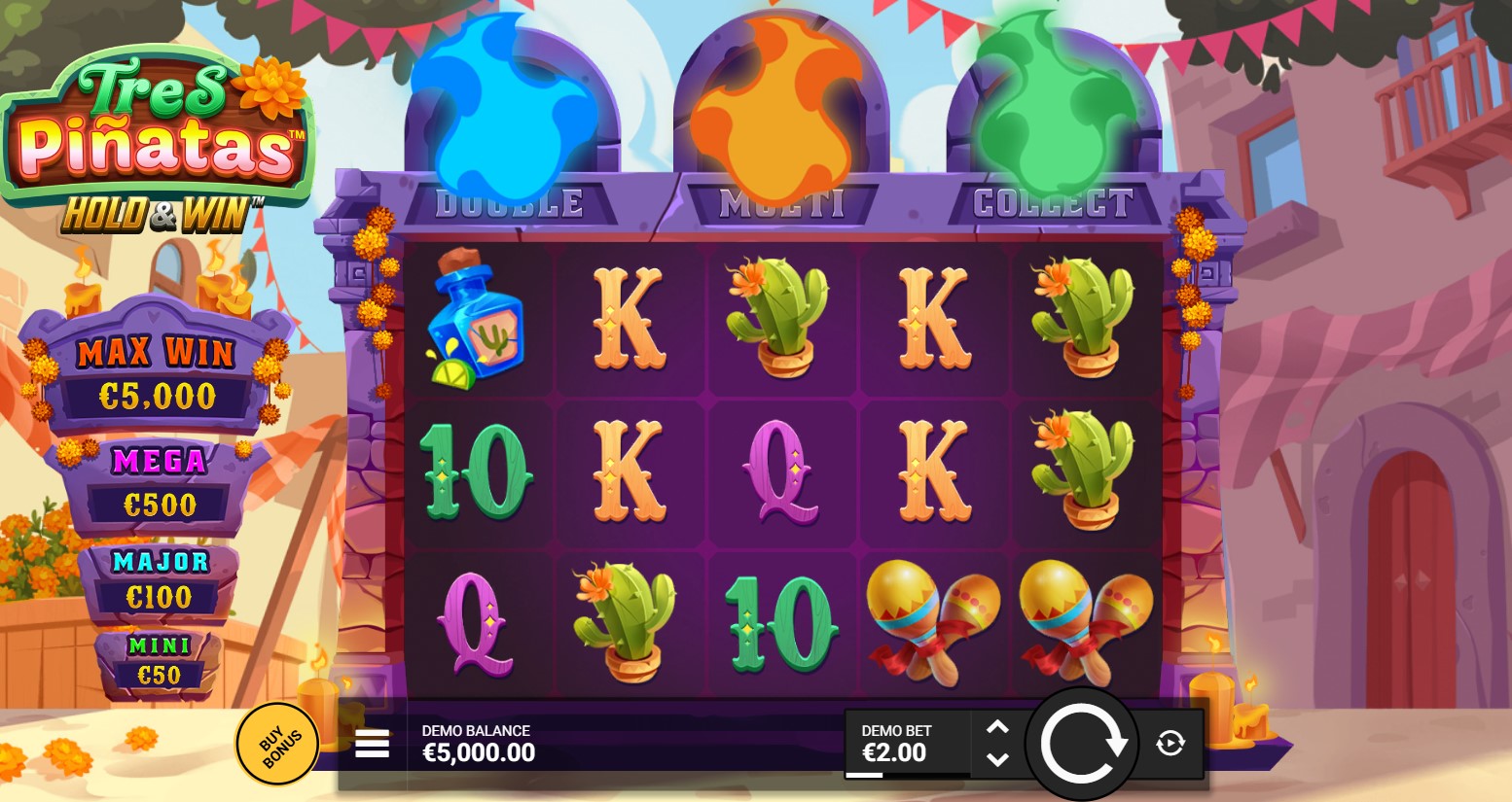 You are currently viewing Tres Pinatas Hold & Win (Hacksaw Gaming) Slot Review